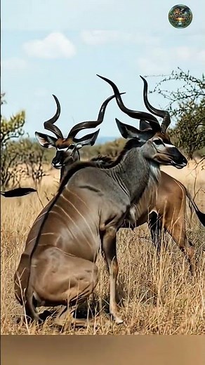 Eland Bull - The Giant Antelope of Africa / Greater Kudu - The Bush Ghost of Africa