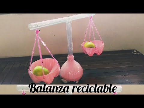 COMO HACER UNA BALANZA ESCOLAR .