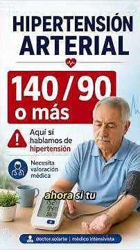 PRESIÓN ARTERIAL: ¿Desde qué número es ALERTA? | Hipertensión 140/90 MMHG