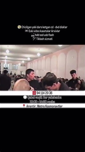 Chizilgan CD DVD disklarVHS, Mini DV, 8mm, Hi8, Digital8, Betacam, VHS-CHDD, SSD, USB fleshkalar