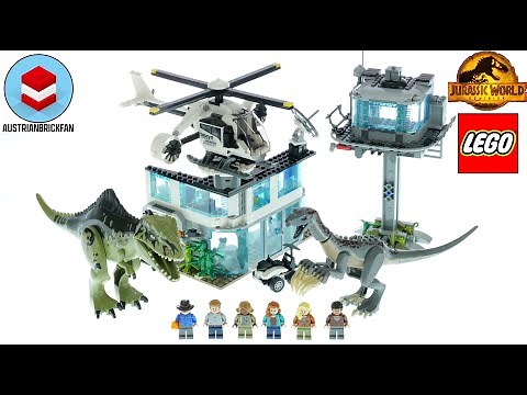 LEGO Jurassic World 76949 Giganotosaurus & Therizinosaurus Attack - LEGO Speed Build Review