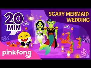 Mermaid Wedding and more | +Compilation | Baby Shark Halloween Songs | Pinkfong Songs for Children