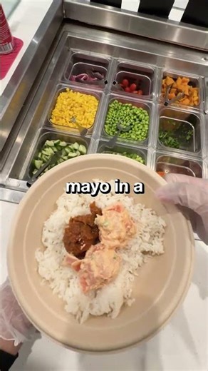 Customer online poke order #food #pokebowl #foodie