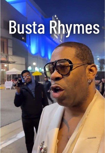 Busta Rhymes' Unhinged 2025 Grammys Moment: Smacks Phone & Yells