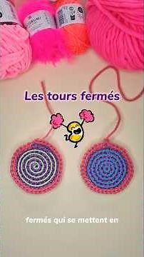 Astuce crochet - les tours fermés - travail en rond - amigurumis