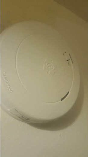 First Alert SM210 Smoke Alarm Activation and Test