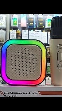 Colorful Karaoke Sound System K12 complete functions reviews and Sound effects quality features 👌
