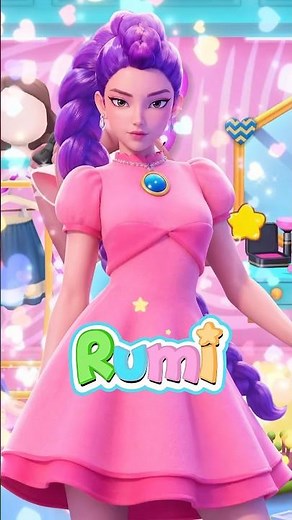 Rumi and Princess Peach cosplay x PINKY UP 👑💖 #rumicosplay #princesspeachcosplay