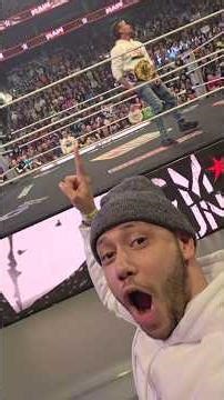 My View - Front row of Monday Night RAW 3/23/26 #wwe #wweraw
