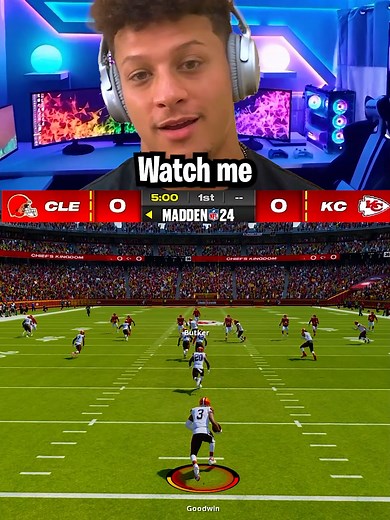 Patrick Mahomes Madden Online Gameplay Highlights