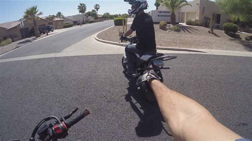 How not to ride a motorcycle