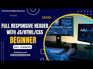 How to Create a Responsive navigation bar With HTML, CSS and JavaScript