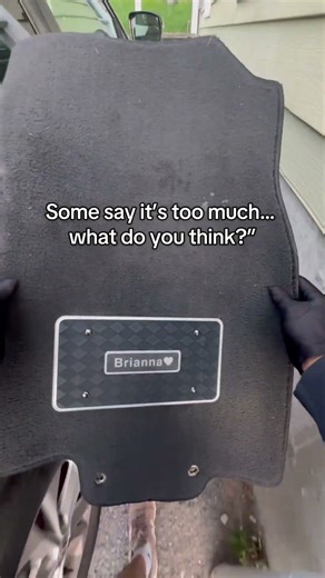 ✨ Every passenger princess needs this! 🚗💖 Customize your LED RGB car mat with your name glowing 🌈