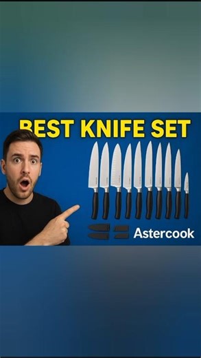 Amazon Knife Set Review | Astercook Knives Worth It? #kitchen #shortvideo #gadgetreview