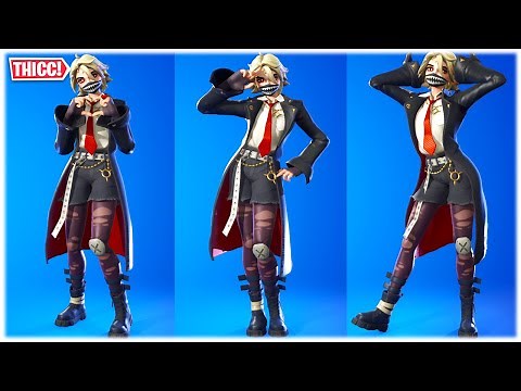 Fortnite *NEW* Joni the Red Skin Showcase (December 2022 Crew Pack)