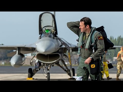 US Air Force F-16 Fighting Falcon: Large Force Exercise at Homestead Air Reserve Base