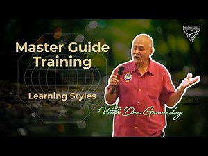 Master Guide Training | Learning Styles