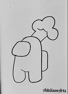 Como desenhar Among Us #desenhofacil #drawing #desenho