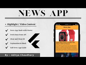 Building a News app with Flutter from Scratch || News App Flutter || Rest API