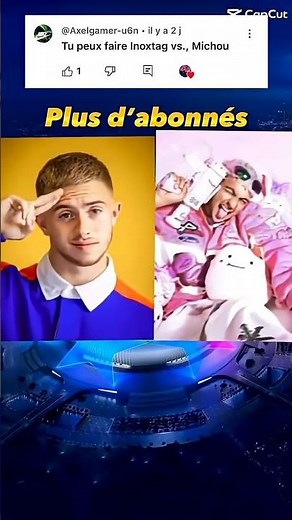 Inoxtag vs Michou #music #anime