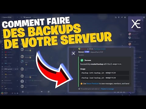 How to CREATE BACKUPS of your server with XENON BOT?!