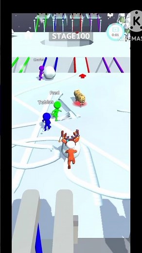 snow race game| #shorts #gaming