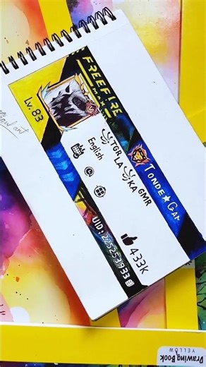 Free Fire drawing Profile Laka Gaming | 😱🔥Drawing | #freefiredrawing | #shortsvideo #freefire #Ffi