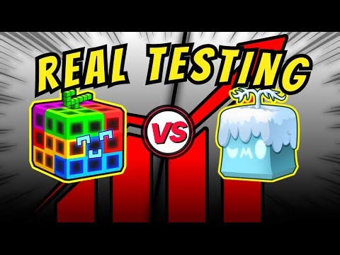 *UPDATE* Blizzard Fruit DESTROYS Creation Fruit in Blox Fruits