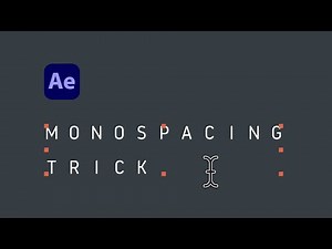 Easy trick to make any text monospace