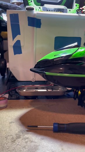 Found this toy grade 1/10 scale rc at the hardware store on sale! Time to go brushless and build a trailer ! #rcaddict #rcboat #rcseadoo #rcaddiction #rc #motorswap