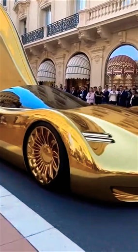 LADY GOLDEN 5 Customized High-Heel Shoe Car #high #shoes #car #golden #lady #rich #monaco #supercars