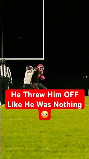 He Threw Him OFF Like He Was Nothing 😳 #football