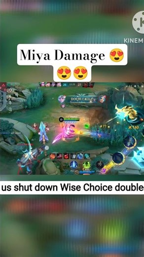 Mlbb Miya Gameplay Part-21 😍 #mlbb #mobilelegends #shorts #miya