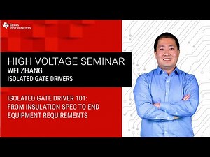 Isolated gate driver 101: From insulation spec to end equipment requirement