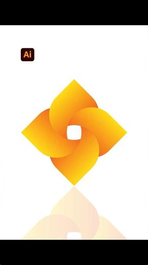 Create Simple Flower Design in Adobe Illustrator - Adobe Illustrator Tutorial 2025 #shots