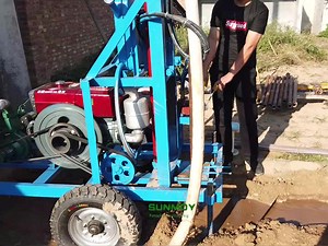 47K views · 566 reactions | HF260D water well drilling rig is low cost and high efficiency underground water drilling equipment. This portable water borehole well drilling machine has max 150meter drilling depth. HF260D water well drilling machine is widely used for geothermal drilling, farm irrigation, house yard, gardens and water well drilling. | SunmoyTechnology | Facebook