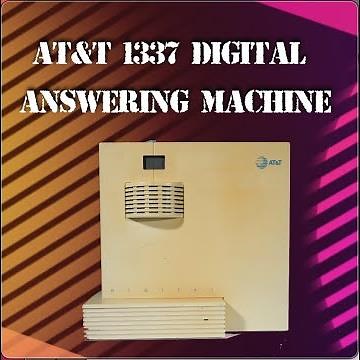 AT&T 1337 Digital Answering Machine