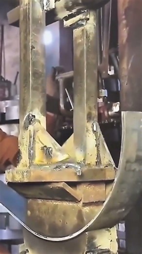 iron bending press machine process #shorts