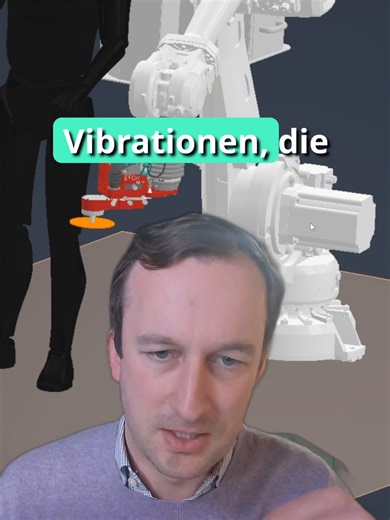 Für schwere Schleifanwendungen mit einem Roboter reicht ein COBOT einfach nicht. Wenn Bauteile automatisiert mit einem Roboter geschliffen werden sollen, dann braucht es einen schweren Industriearm. In diesem Fall ein ABB IRB 4600 mit 60kg Traglast. Dieser kann dann die Vibrationen aufnehmen. #ABB #robotics #automation #selbstständig