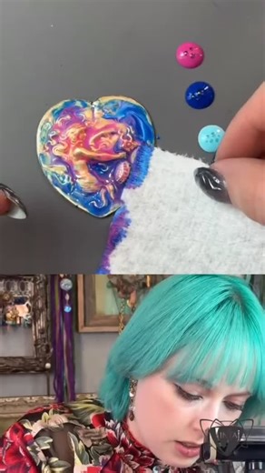 Vintaj Jewelry Manufacturing | Check out this gradient enamel tutorial with our aurora patina effects set! #vintaj #enamel #patina #jewelrymaking | Instagram