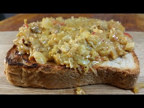 Best Crab Recipe. Devilled Crab On Toast.