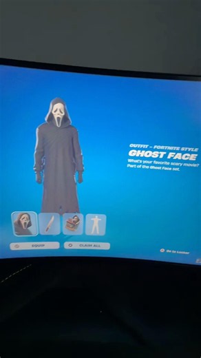 UNLOCK *FREE* GHOST FACE SKIN On FORTNITE!! #fortnite #fortnitevbucks #fortniteitems #fortnitebr