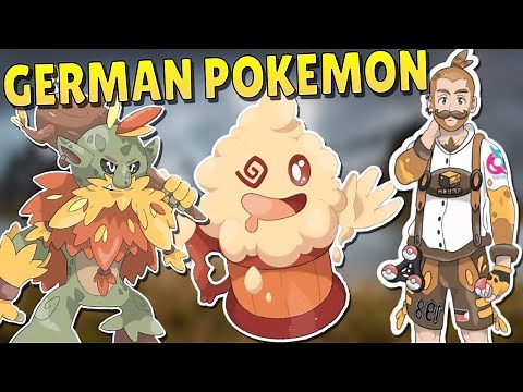 New GERMAN Pokemon Region - The Atoni Region Fakemon