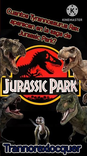 How many T-rexes appear in the Jurassic Park saga?