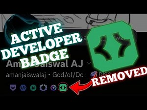 Discord Active Developer Badge Removed | How to Get it Back? | Badge Missing