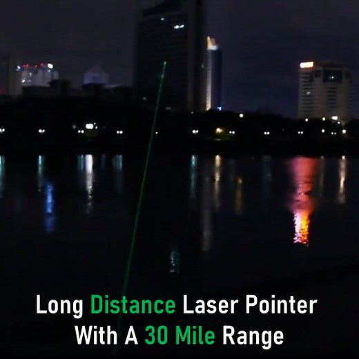 5mW 532nm Green Military Grade 303 Laser Pointer High Power 30 Miles