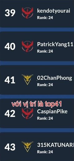 Trang nhất Leaderboard & Series PvP sắp tới! 🏆 Pokémon GO GBL Top 41