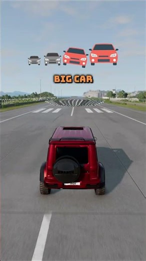 Small CAR vs Giant CAR😳 #beamngdrive #fyp #shorts