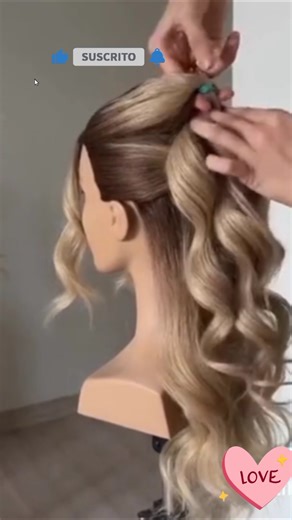 Half ponytail with volume #easyandquickhairstyles #shorts #fypviral
