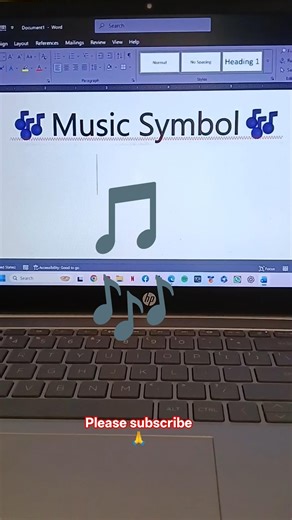 🎵🎶 music symbol | ms word tricks | Ms word computer #symbols #computer #music #msword #ytshorts